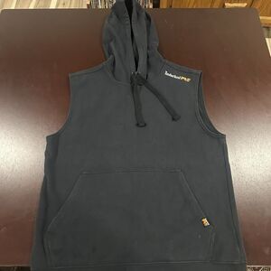 Timberland PRO Sleeveless Pullover Hoodie Black Men’s Small – Casual